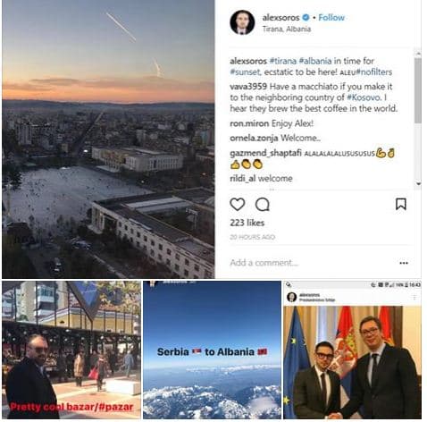 Djali i Sorosit viziton Tiranën, takohet me nënkryetarin Mazniku
