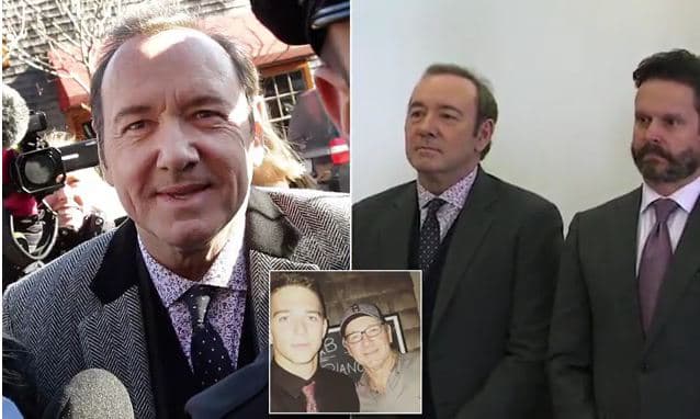 Aktori Kevin Spacey paraqitet në gjykatë për t'u përballur me akuzat e adoleshentit