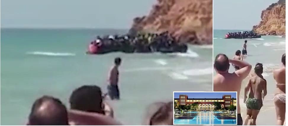 Pushuesit e habitur filmojnë emigrantët maroken kur zbarkojnë në plazhin e Spanjës (VIDEO)