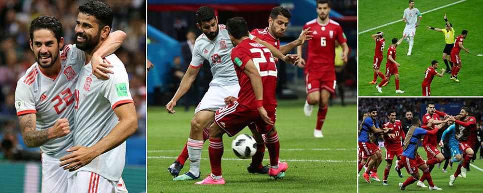 Mjafton goli i Diego Costës, Spanja fiton kundër Iranit (VIDEO)