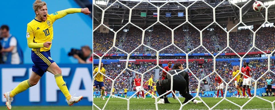 Forsberg kalon Suedinë në çerekfinale, Zvicra i jep lamtumirën Botërorit (VIDEO)