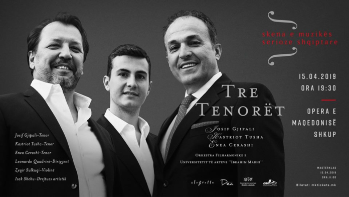 Tre tenorët shqiptarë në skenën e Operës së Maqedonisë