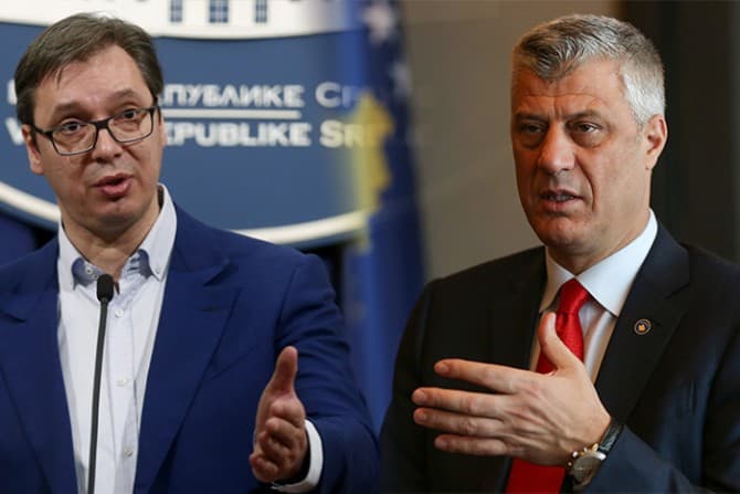 Thaçi e Vuçiç do të takohen në Paris