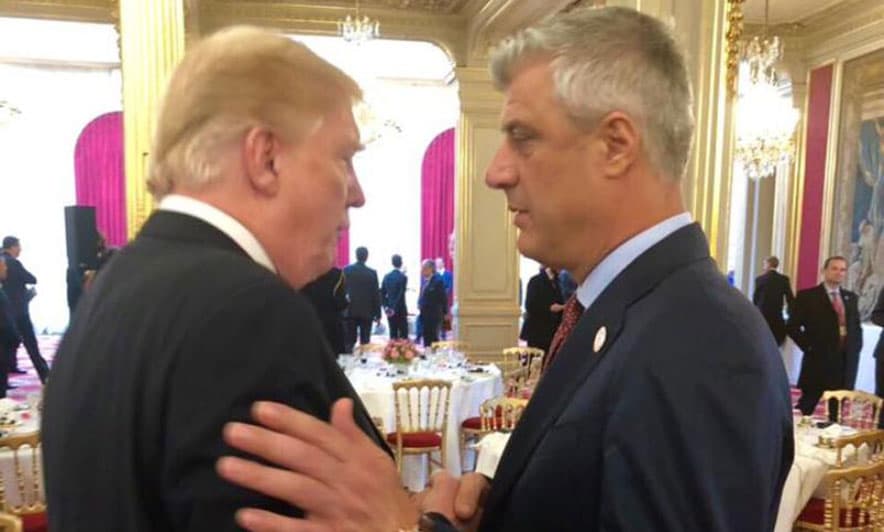 Marrëveshja me Serbinë, Trump i shkruan Thaçit: Të shfrytëzohet momenti unik