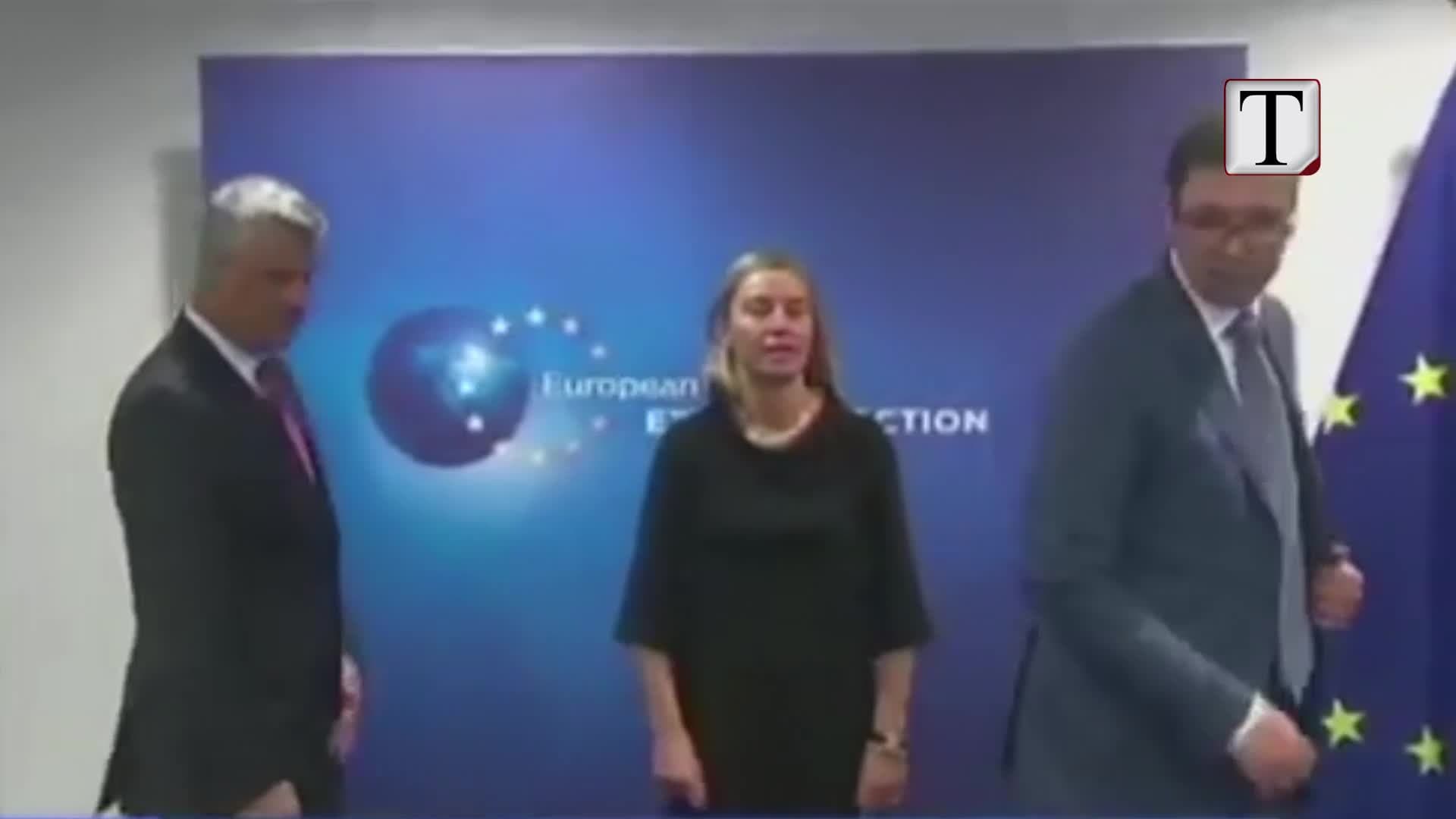 Davos, Thaçi-Vuçiç diskutojnë për dialogun (VIDEO)
