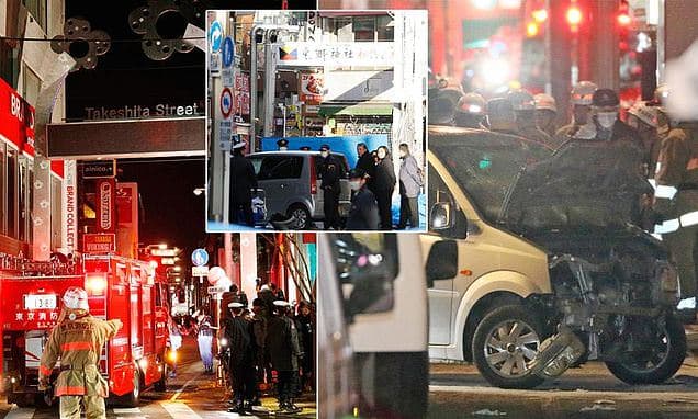 Terror në Tokio, makina mësyn drejt turmës duke goditur këmbësorët e mbledhur për Vitin e Ri (VIDEO)