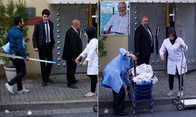 Zhdukja e gazetarit, Turqia kontrollon konsullatën saudite, Trump bisedon me Bin Selman (FOTO)