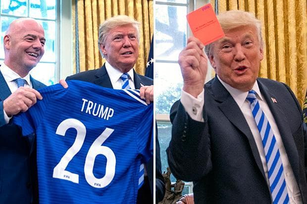 Trump takon presidentin e FIFA-s, i nxjerr karton të kuq të gjithë gazetarëve të pranishëm