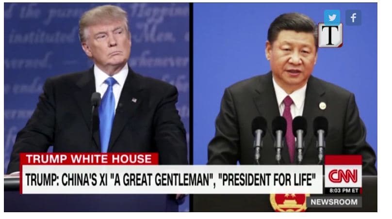 Trump lavdëron Xi Jinping për mandatin e përjetshëm (VIDEO)