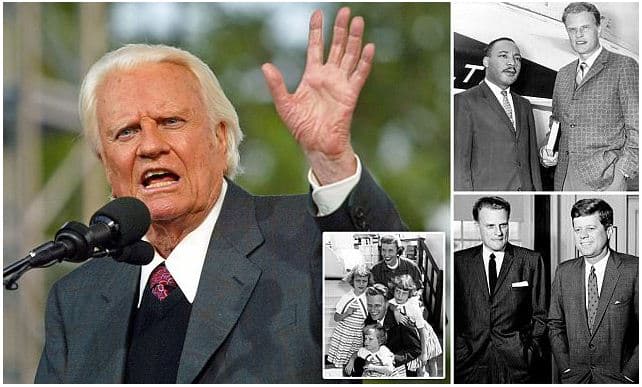 Vdes evangjelisti Billy Graham, shërbeu si udhëheqës shpirtëror për miliona njerëz dhe presidentë të SHBA
