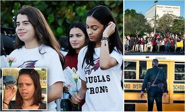 Dy javë pas masakrës, studentët kthehen në shkollën e mesme në Florida (VIDEO+FOTO)