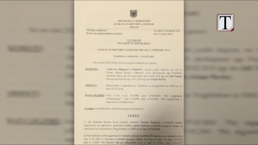 Zbardhet vendimi i gjykatës për mosregjistrimin e zgjedhjve të FSHF-së (VIDEO)