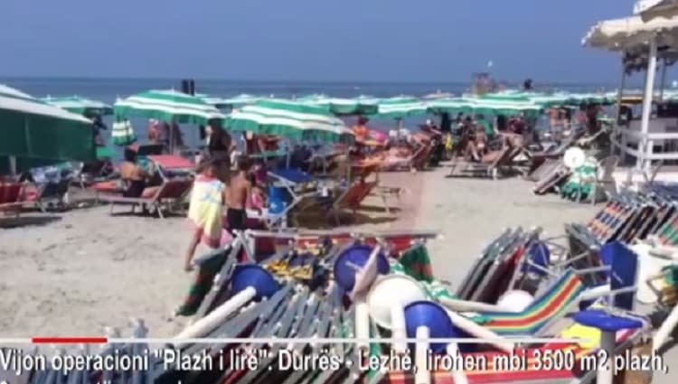 Lirohen 3500 m2 sipërfaqe plazhi të zaptuara në Durrës dhe Lezhë, procedohen drejtorët e Taksave