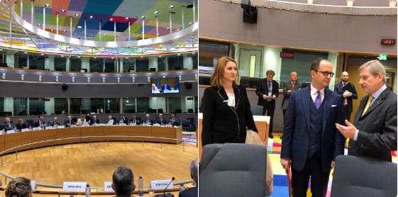 Bruksel, ministri Bushati: Shqipëria e konsideron 2018 si një vit të rëndësishëm