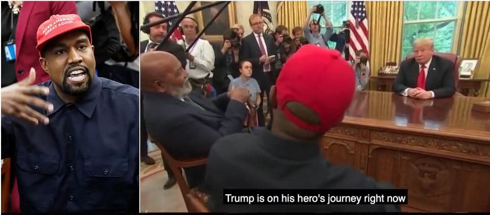 Kanye West takon Trump në Zyrën Ovale: Më bën të ndihem si Superman (FOTO)