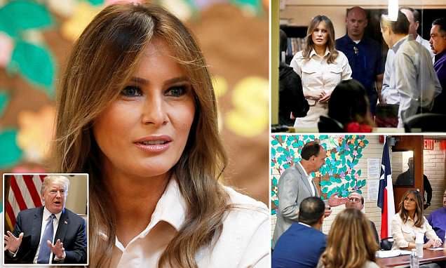 Mbizotëron konfuzioni për fatin e fëmijëve të emigrantëve të ndaluar, Melania viziton një nga qendrat e ndalimit