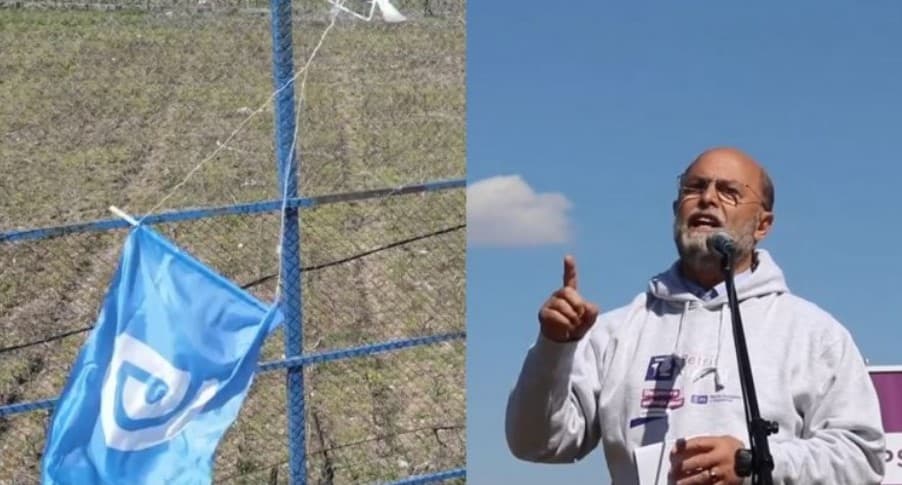 Ngriti flamurin e PD-së me dron mbi kokat e socialistëve në Tropojë, procedohet 28-vjeçari