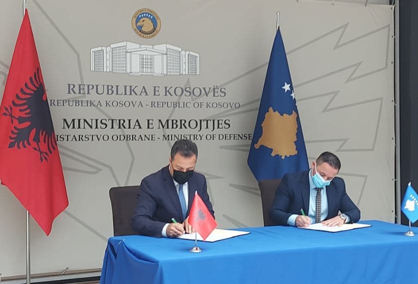 Kosova dhe Shqipëria marrëveshje bashkëpunimi në fushën e mbrojtjes