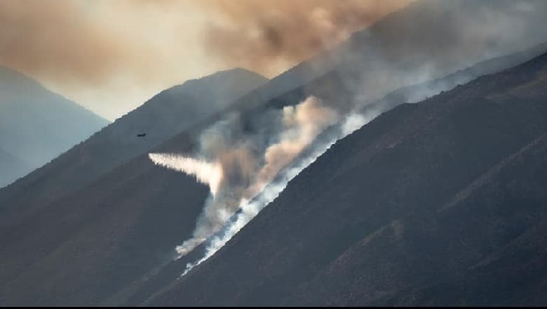 Vijon zjarri në Majën e Rrunës dhe Qafën e Mollave në Kukës/ Sot një helikopter drejt vatrave serioze