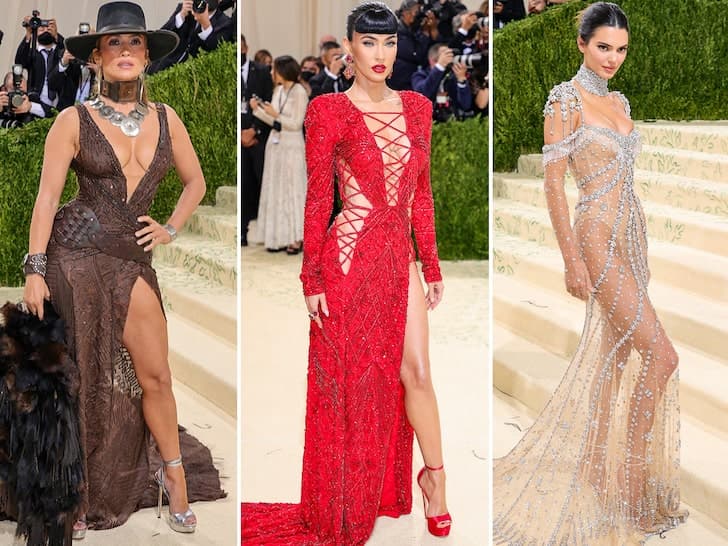 Çfarë veshën të famshmit në Met Gala 2021 (FOTOLAJM)