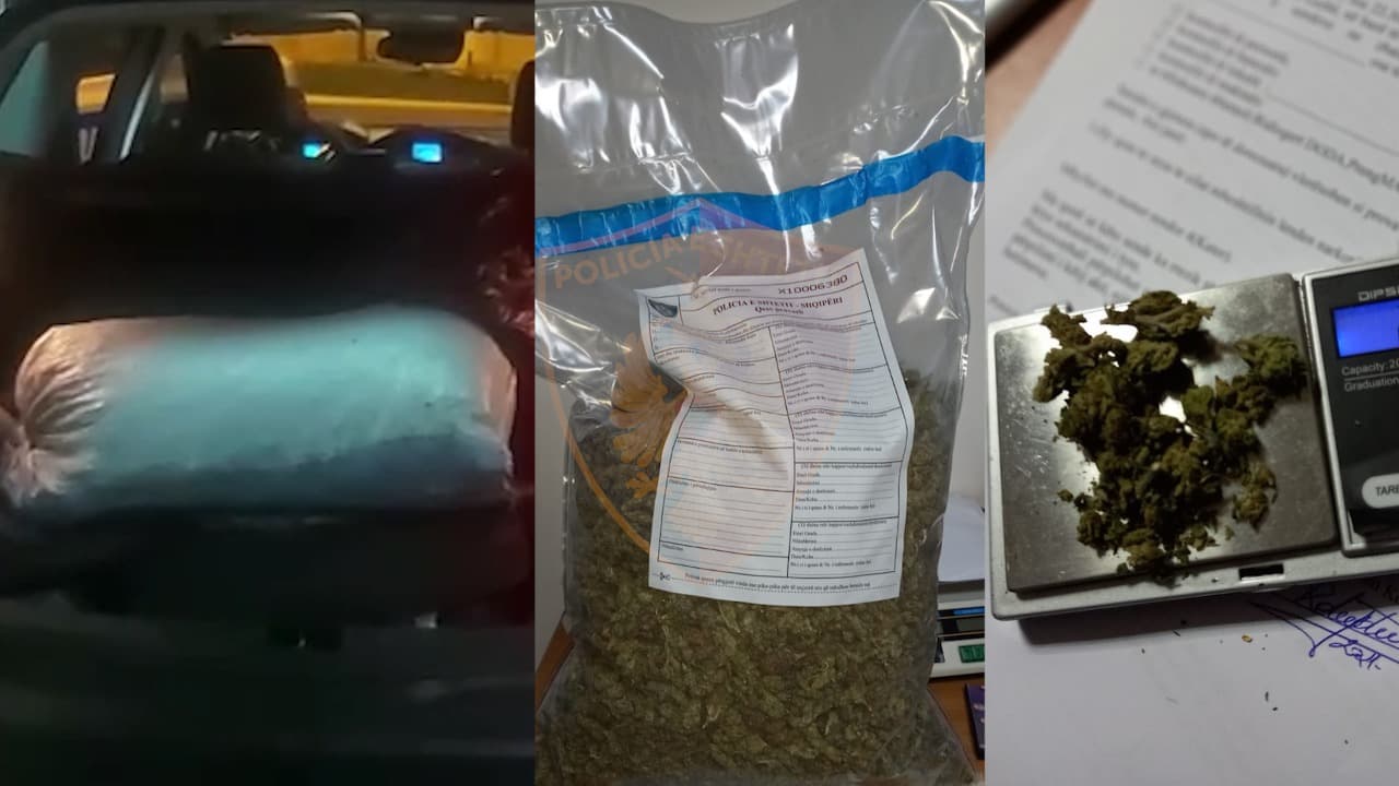 Me mbi 15 kilogramë kanabis në makinë, në pranga tre të rinj në Lezhë