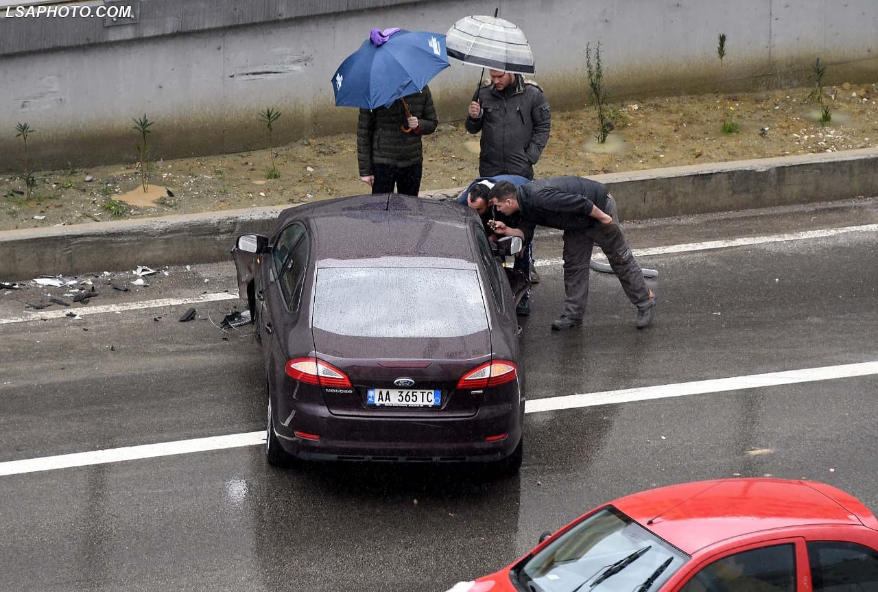 Aksidentohen dy persona në kryeqytet, jashtë rrezikut për jetën