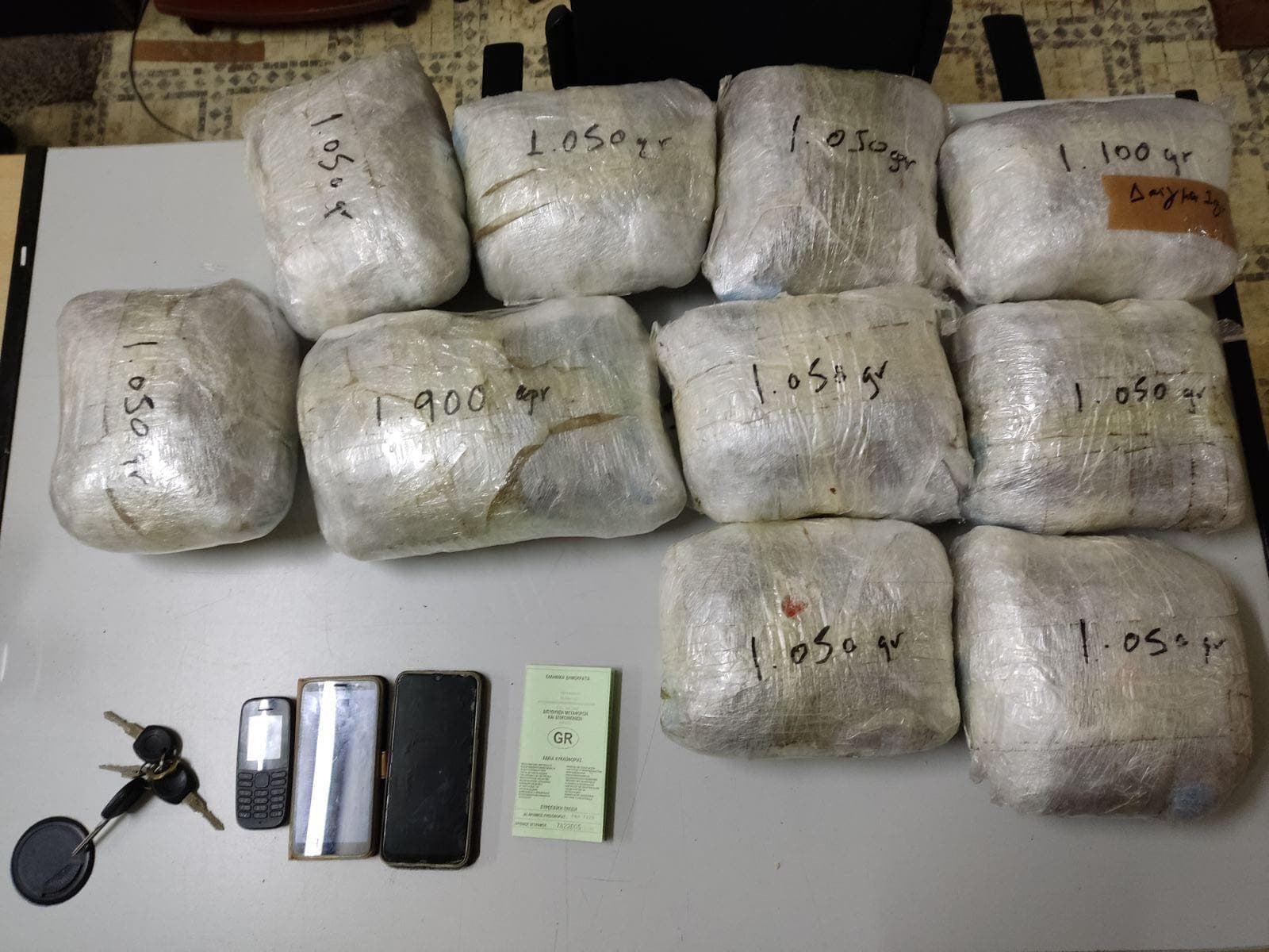 Me 11 kg kanabis në automjet, arrestohen dy shqiptarë në Greqi