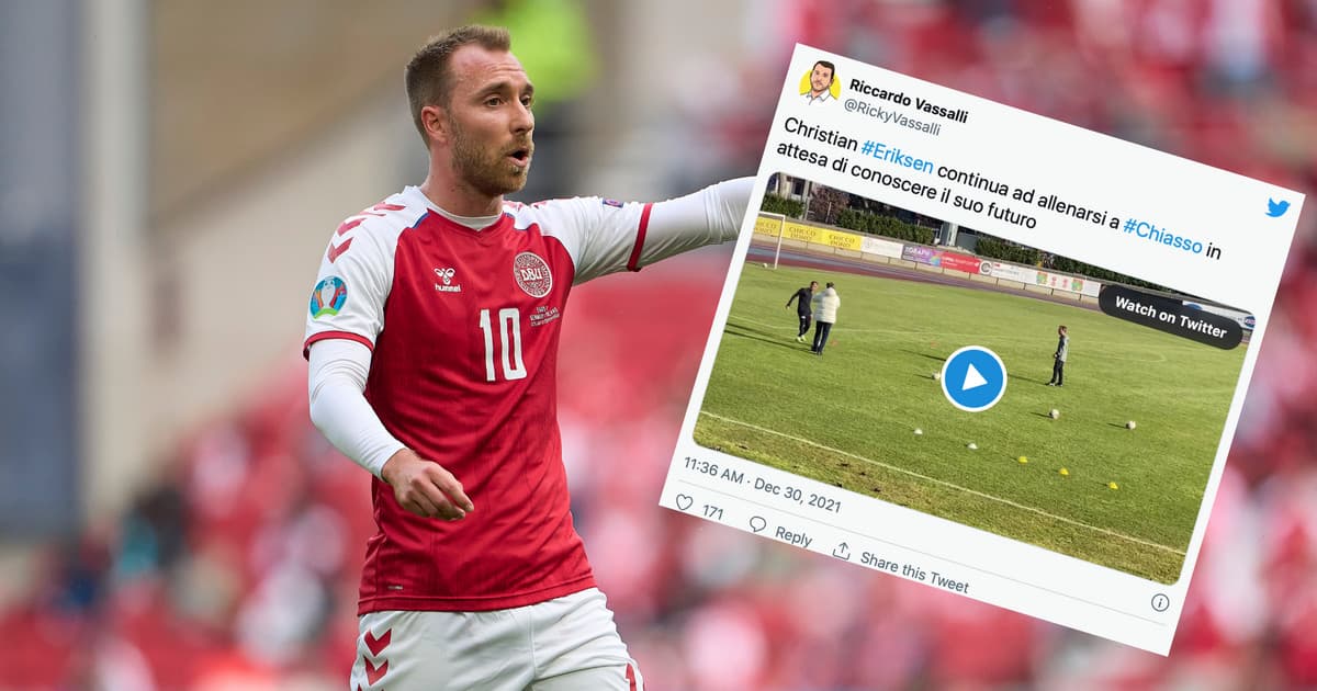 Eriken i rikthehet futbollit, stërvitet me klubin zviceran