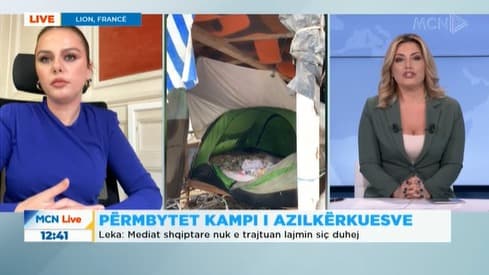 Përmbytet kampi i shqiptarëve në Francë, Leka në MCN: Shqiptarët në kushte shumë të vështira (VIDEO)