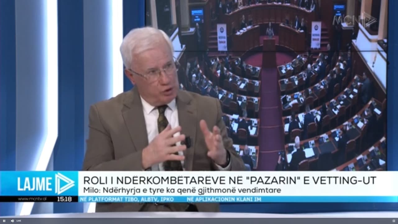Afatet e Vetting-ut/ Milo: Ndërhyrja e ndërkombëtarëve vendimtare, pakti është pazar (VIDEO)