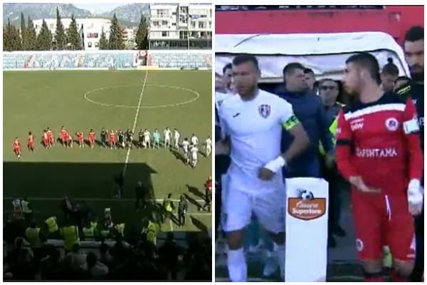 Kastrioti-Skënderbeu, dy lojtarë ndëshkohen me të kuq pa filluar ndeshja