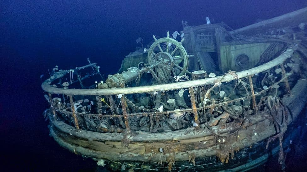 Më shumë se një shekull nën ujë, gjendet e paprekur anija e mbytur në Antarktidë
