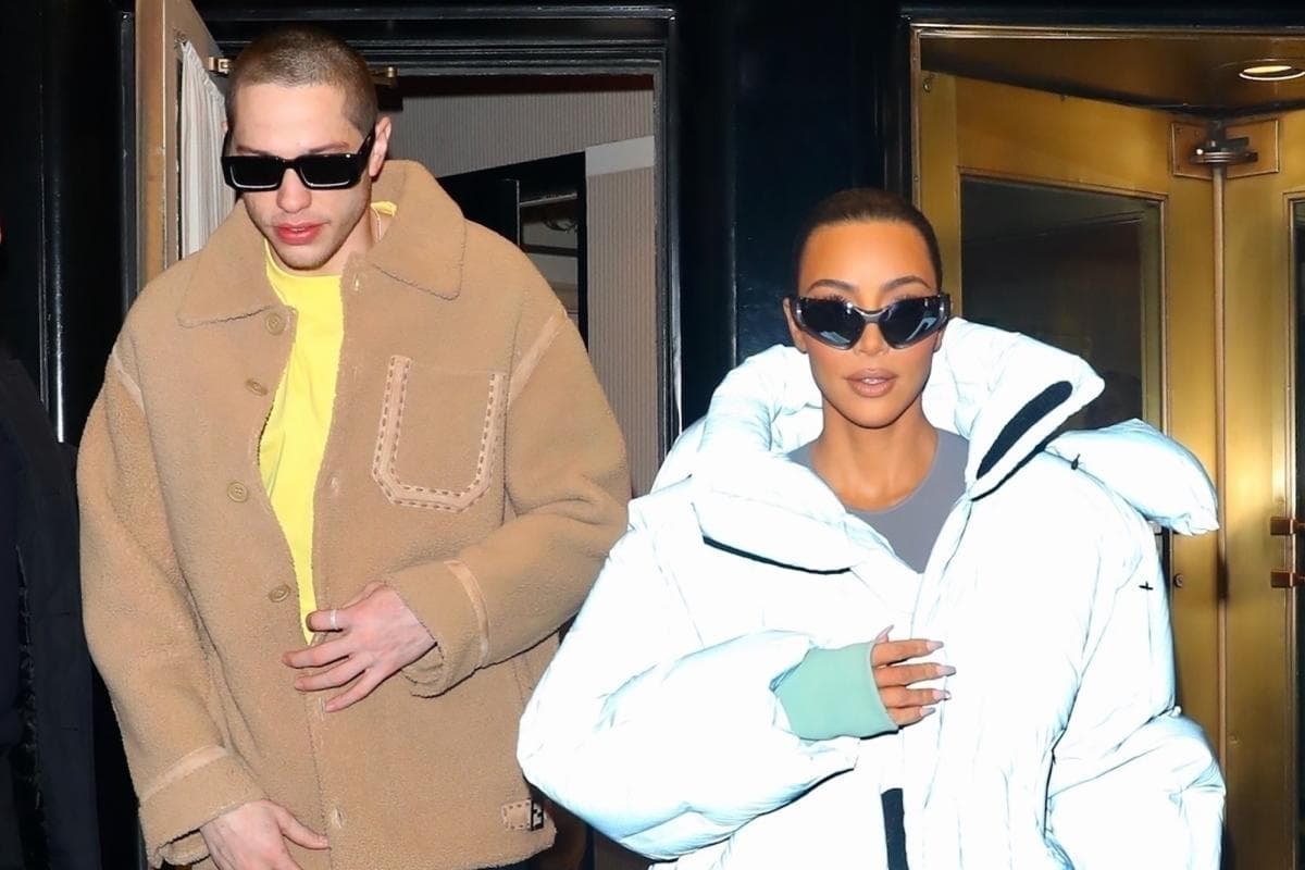 Kim Kardashian thotë se është 'shumë e lumtur' dhe 'në paqe' me Pete Davidson