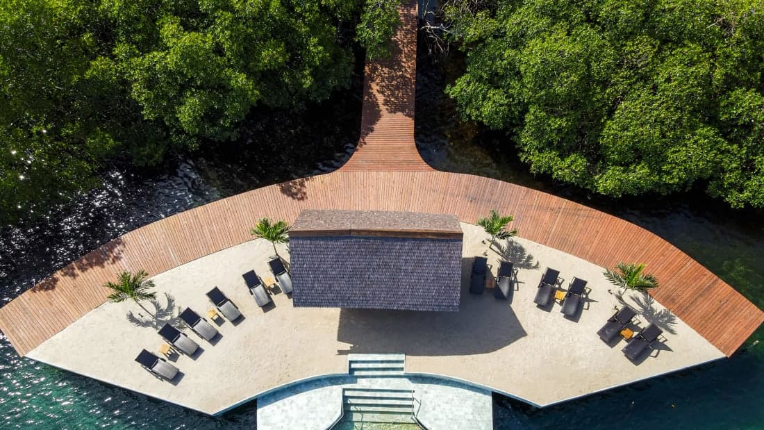 Foto/ Njihuni me plazhin e ri “ajror”, resorti luksoz i ishullit privat në Panama