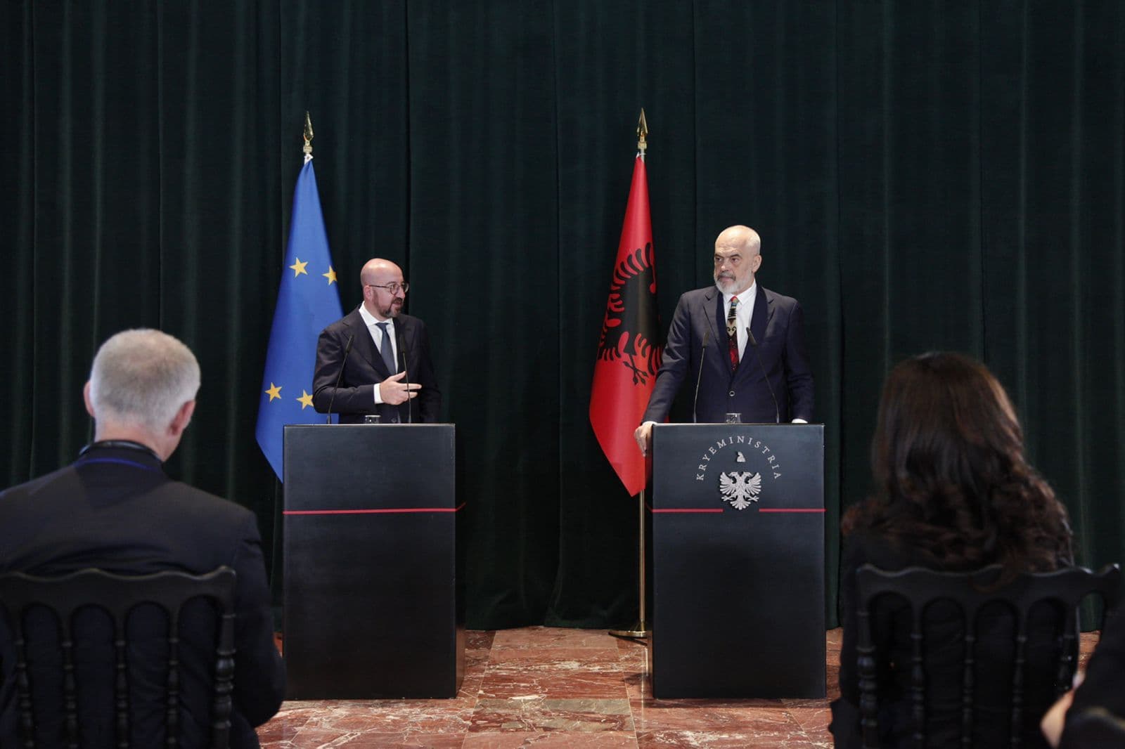 Rama: Të hapen negociatat për ne dhe Maqedoninë. Michel: Shqipëria i ka përmbushur kushtet
