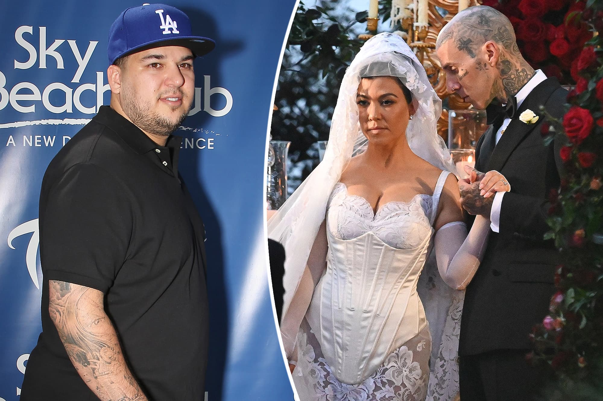 Pse Rob Kardashian nuk shkoi në dasmën e Kourtney dhe Travis në Itali