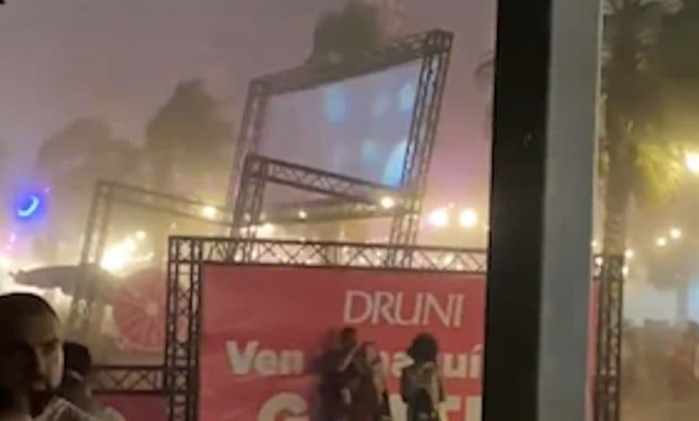Era e fortë shemb skenën e festivalit në Spanjë, një i vdekur dhe 40 të plagosur (VIDEO)