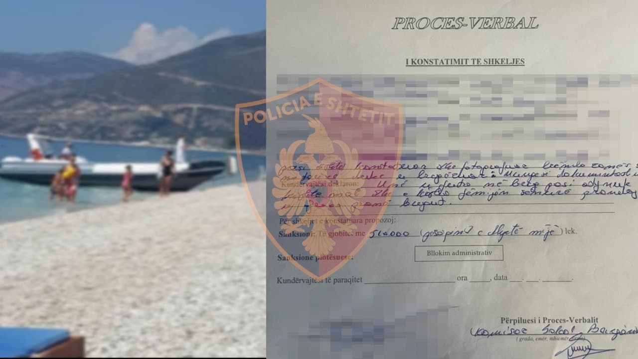 Kaloi zonën e kufizuar/ Bllokohet mjeti lundrues në Borsh, drejtuesi ndëshkohet me gjobë