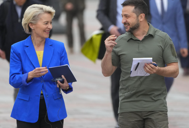 Von der Leyen në Kiev: Ukraina mund të mbështetet tek miqtë europianë