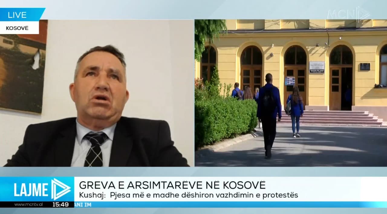 Greva e mësuesve në Kosovë, Kushaj: Shumica nuk tërhiqet deri në plotësimin e kërkesave