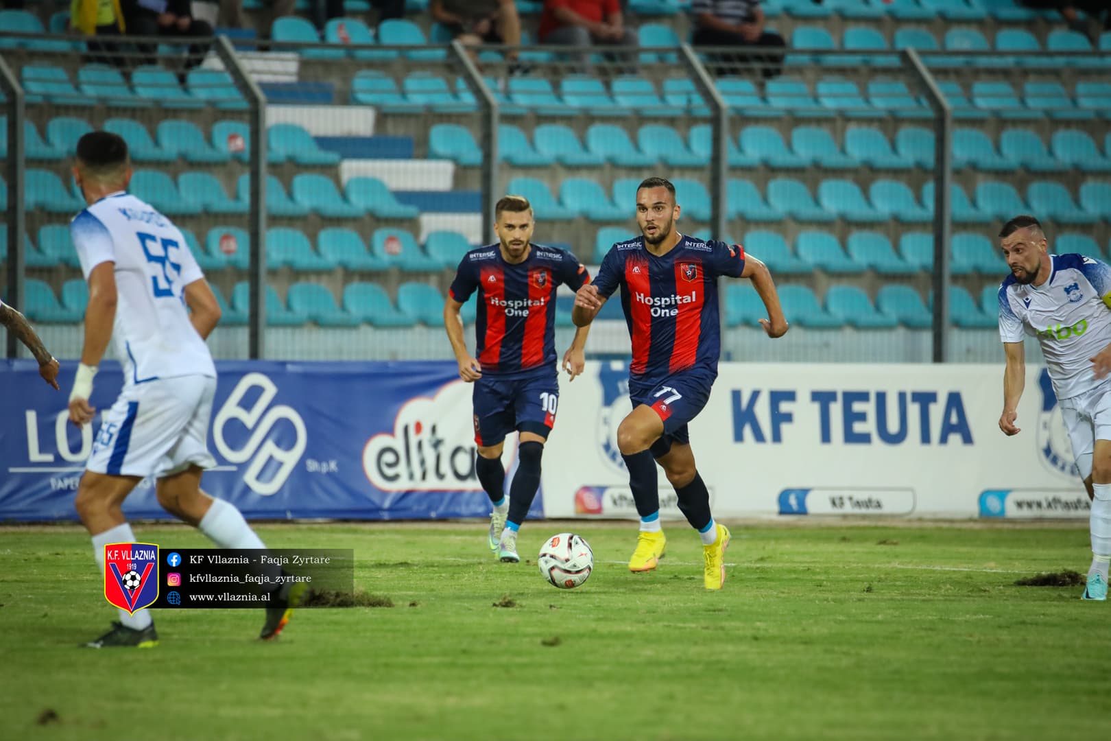 Sfida me Partizanin, Vllaznisë i dëmtohen dy lojtarë