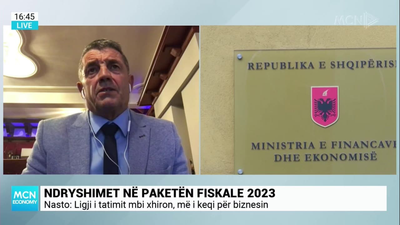 Ndryshimet në paketën fiskale 2023/ Nasto: Ligji i tatimit mbi xhiron, do dëmtojë rëndë biznesin e vogël dhe të mesëm