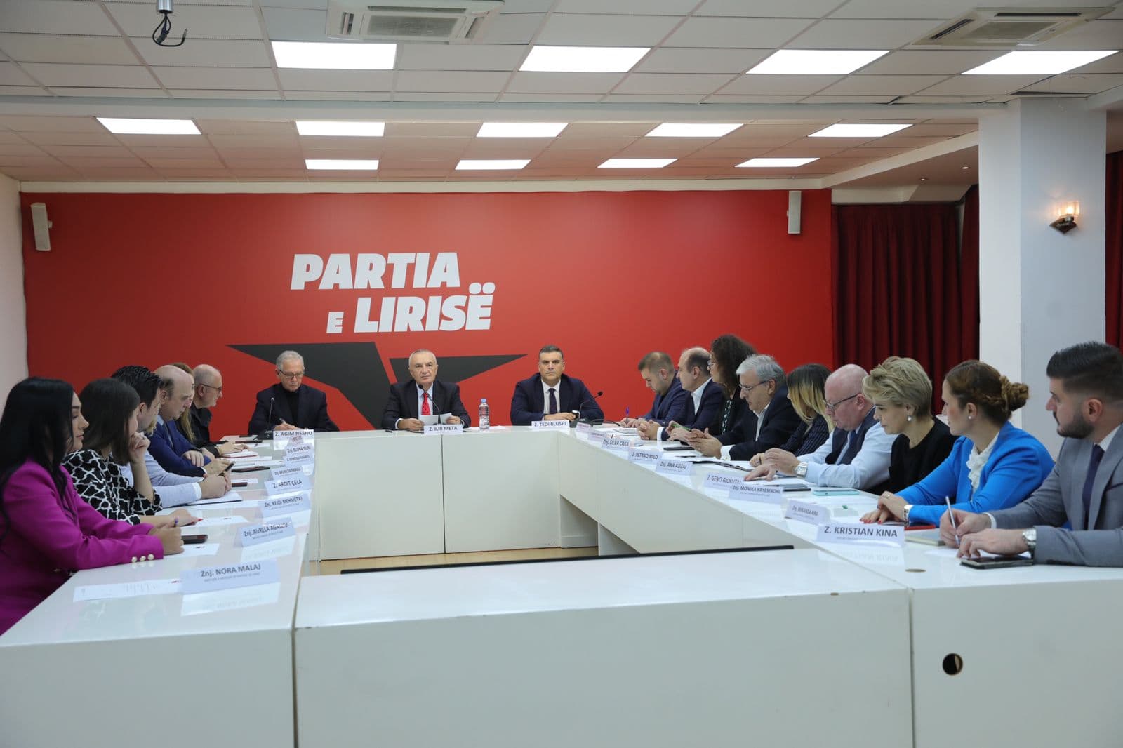 Vendimet e Kryesisë/ Postet e reja në Partinë e Lirisë, nga Agim Nesho te Kejdi Mehmetaj