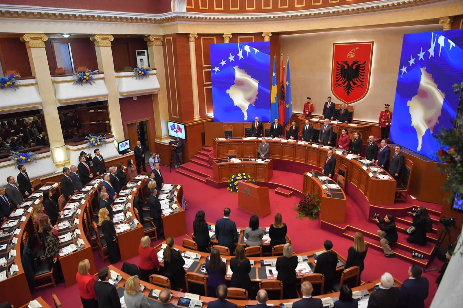 Mbledhja e parlamenteve Shqipëri-Kosovë/ Begaj: Vërtet jemi dy shtete, por mbi të gjitha jemi një Komb