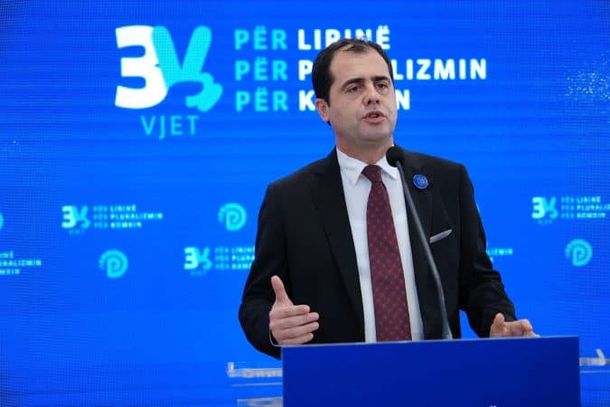 PD feston 32-vjetorin e themelimit, Bylykbashi: Në demokraci mjaftojnë zgjedhjet e lira