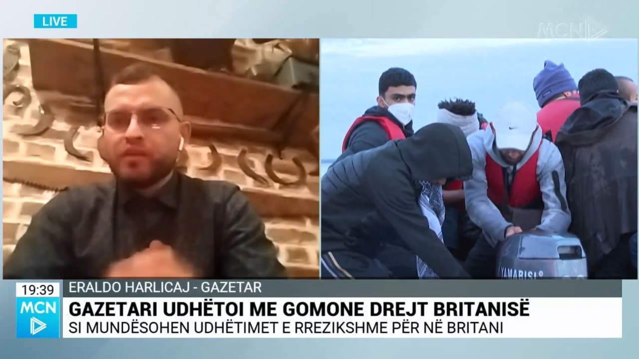 Gazetari udhëtoi me gomone drejt Anglisë/ Harlicaj: Kushtet janë skandaloze, nuk ke garanci për jetën! (VIDEO)