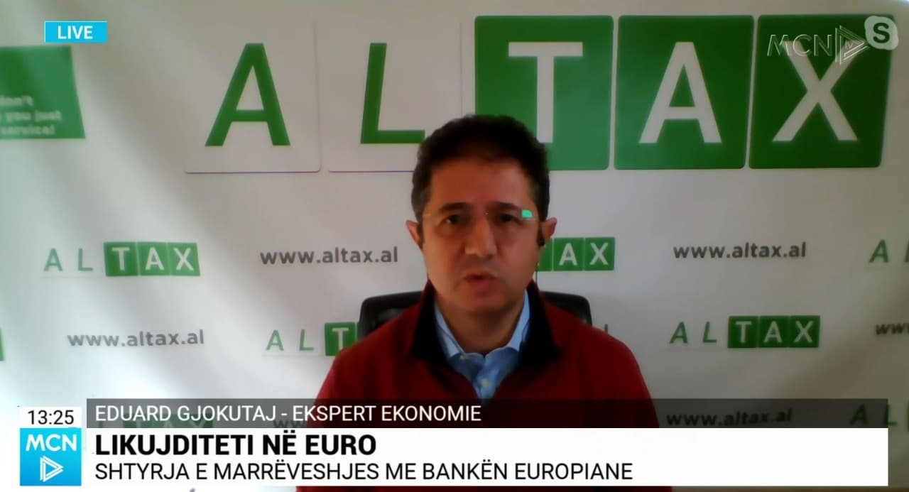 Gjokutaj: Sistemi ynë bankar ka likuiditet dhe nuk ka rrezikshmëri. Rënia e euros, problem për ekonominë shqiptare