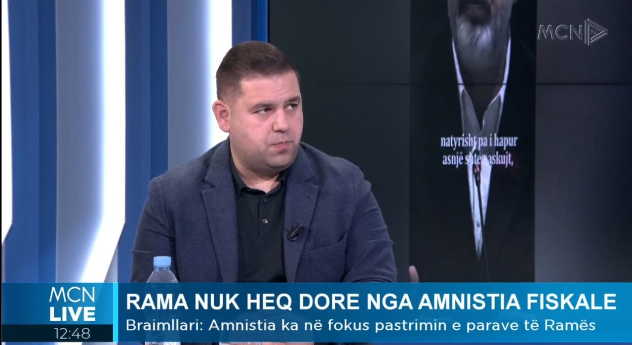 Braimllari: Sistemi i drejtësisë, i izoluar për të mos u prekur Rama dhe Veliaj. Amnistia fiskale, për të pastruar paratë e grabitura (VIDEO)