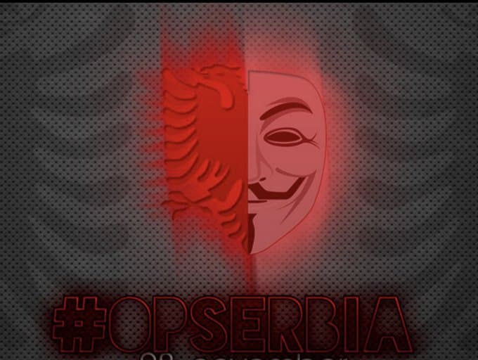 “Anonymous” hakon faqen e ushtrisë serbe/ Mesazh Vuçiçit: Fashist, mos humb kohë me qentë e tu!