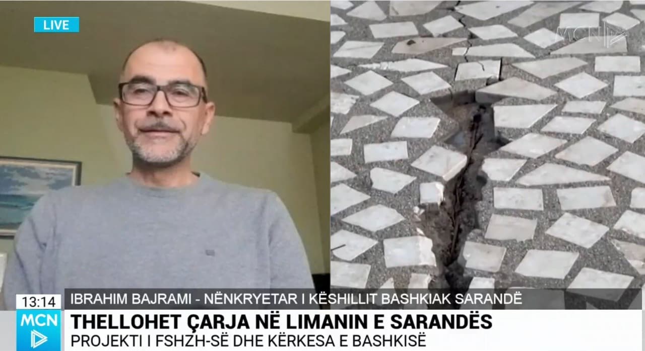 Thellohet çarja në Limanin e Sarandës, Bajrami: Rrezikon shembjen nga dita në ditë! 'Shëtitorja' nuk e ka ruajtur identitetin e qytetit (VIDEO)